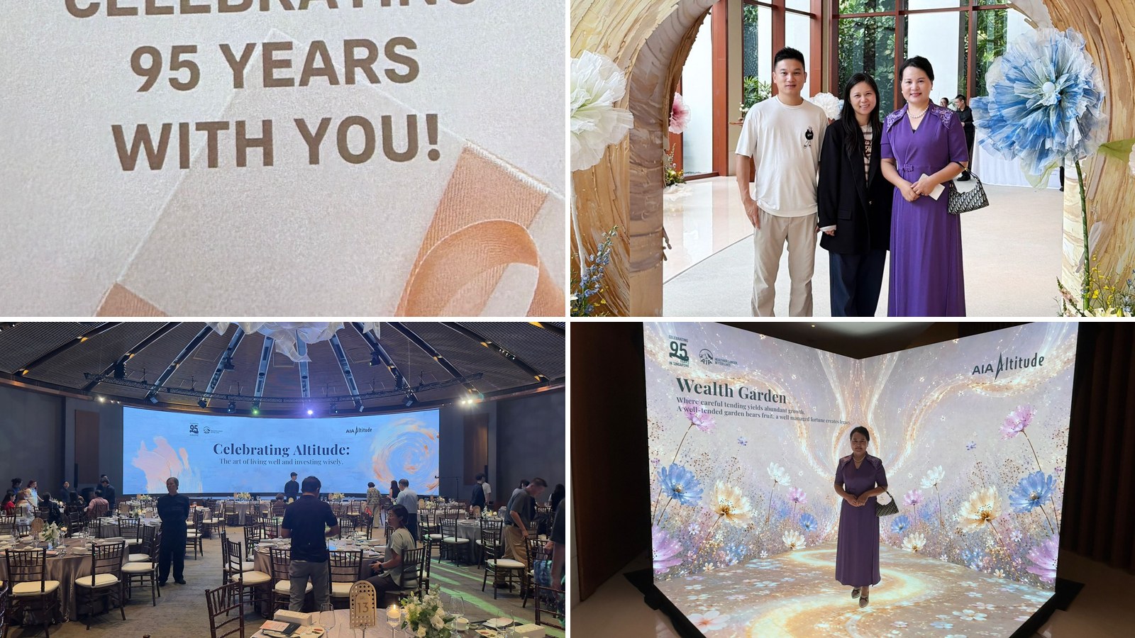 新加坡AIA高净值客户95周年庆祝晚宴，圣淘沙Capella酒店